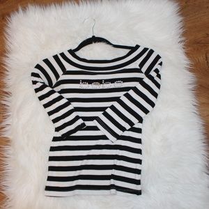 Bebe 3/4 black and white